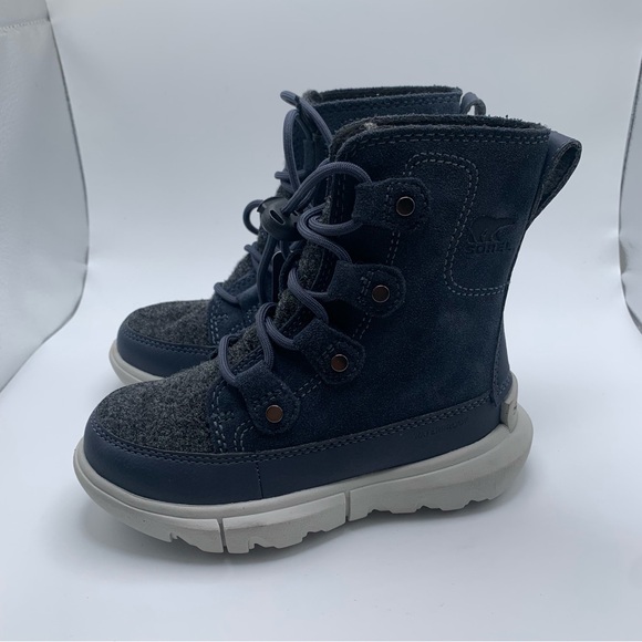 Sorel Other - NWOB Sorel Kids Explorer Cozy toddler blue & grey snow boots size 9 NEW